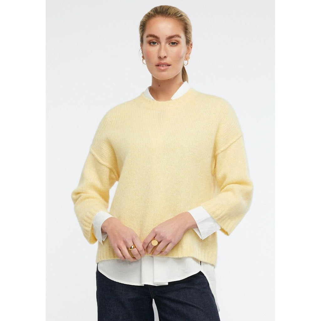 ZAKET AND PLOVER COSY CREW WOOLSTATION - CLOTHING ZAKET AND PLOVER M Lemon 