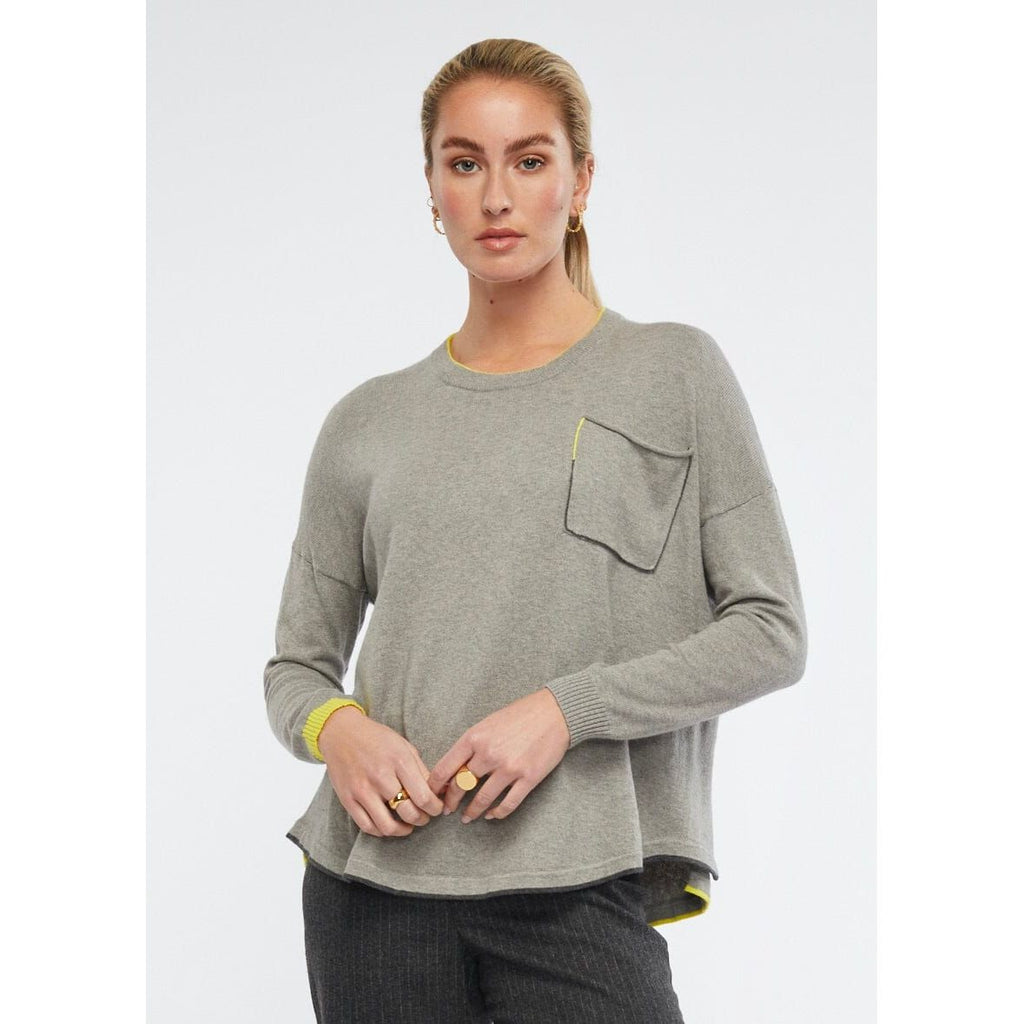 ZAKET AND PLOVER EMBROIDED DETAIL JUMPER WOOLSTATION - CLOTHING ZAKET AND PLOVER 