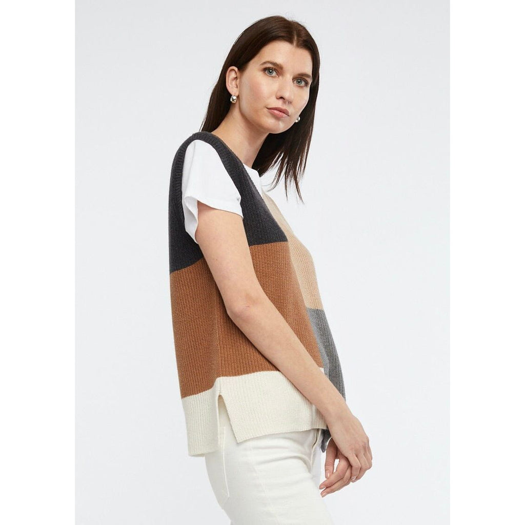 ZAKET AND PLOVER GEOMETRIC VEST WOOLSTATION - CLOTHING ZAKET AND PLOVER 