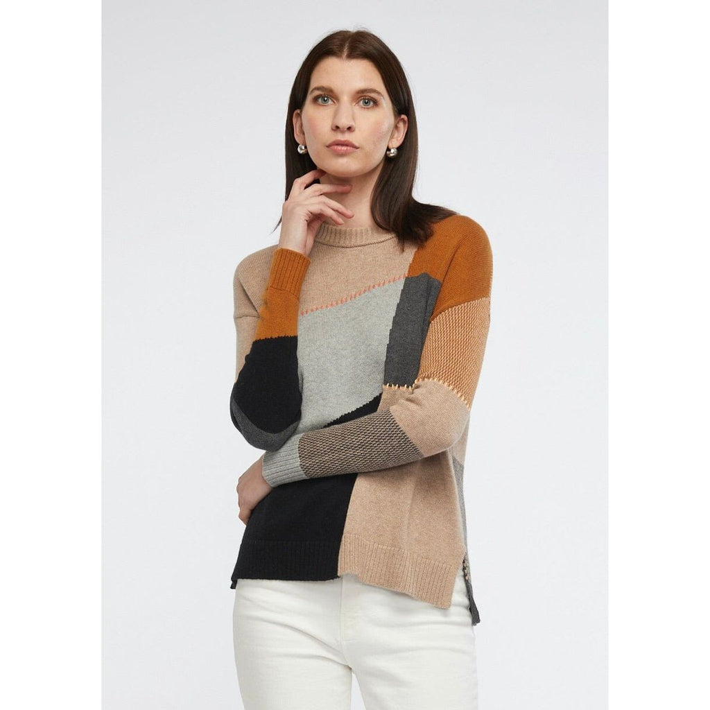 ZAKET AND PLOVER PATCHWORK JUMPER WOOLSTATION - CLOTHING ZAKET AND PLOVER 