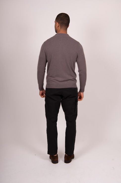 BRIDGE AND LORD ESSENTIAL ZIP UP CARDIGAN WOOLSTATION - CLOTHING BRIDGE AND LORD 
