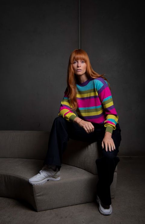 BRIDGE AND LORD MULTI STRIPE PULLOVER WOOLSTATION - CLOTHING BRIDGE AND LORD 