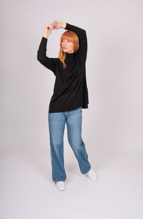 BRIDGE AND LORD TURTLE NECK TUNIC WOOLSTATION - CLOTHING BRIDGE AND LORD 