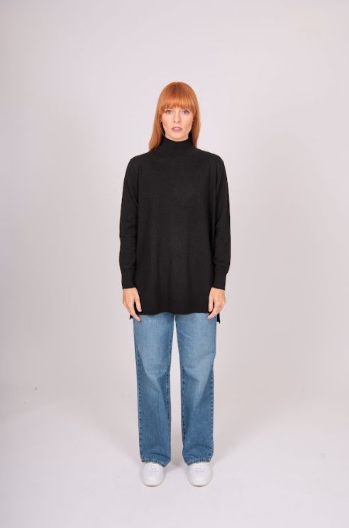 BRIDGE AND LORD TURTLE NECK TUNIC WOOLSTATION - CLOTHING BRIDGE AND LORD 
