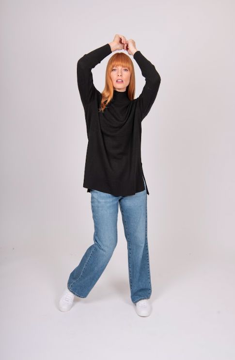 BRIDGE AND LORD TURTLE NECK TUNIC WOOLSTATION - CLOTHING BRIDGE AND LORD 