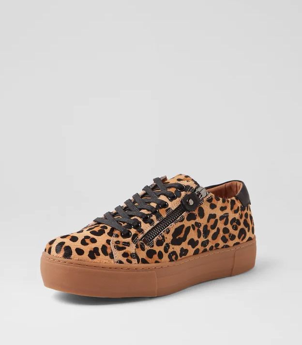 DJANGO AND JULIETTE FROGGY TRAINER SHOE SHOP - SHOES Django and Juliette 37 TAN LEOPARD 