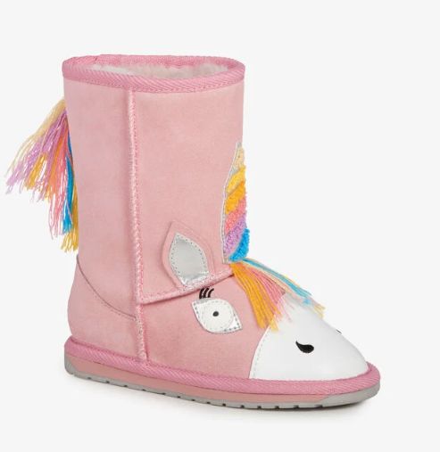 EMU KIDS MAGICAL UNICORN BOOT SHOE SHOP - UGGS BOOTS EMU PALE PINK 1 