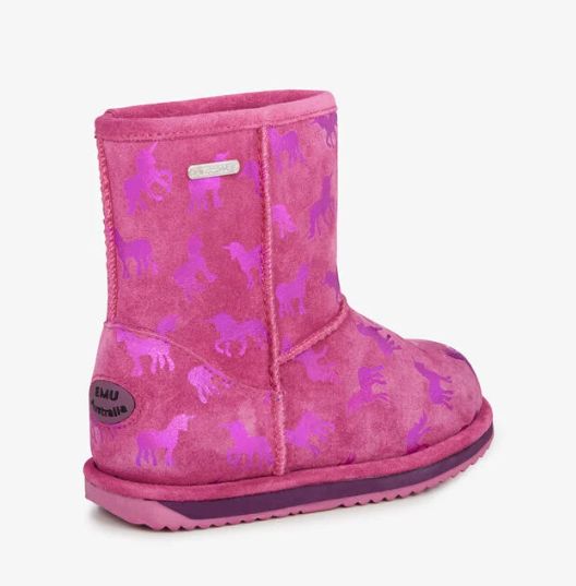 EMU KIDS RAINBOW UNICORN BRUMBY BOOT SHOE SHOP - UGGS BOOTS EMU 