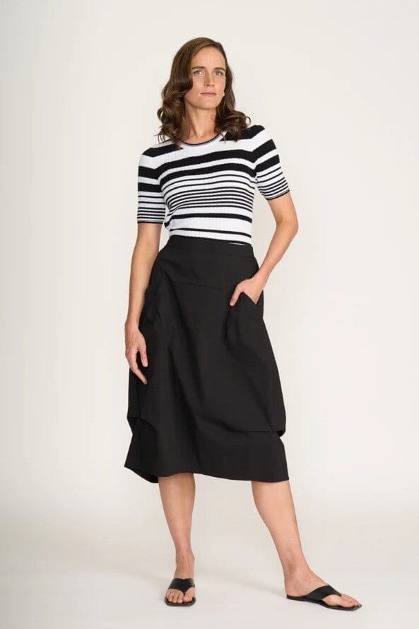 FOIL IN TUCKS SKIRT WOOLSTATION - CLOTHING FOIL 