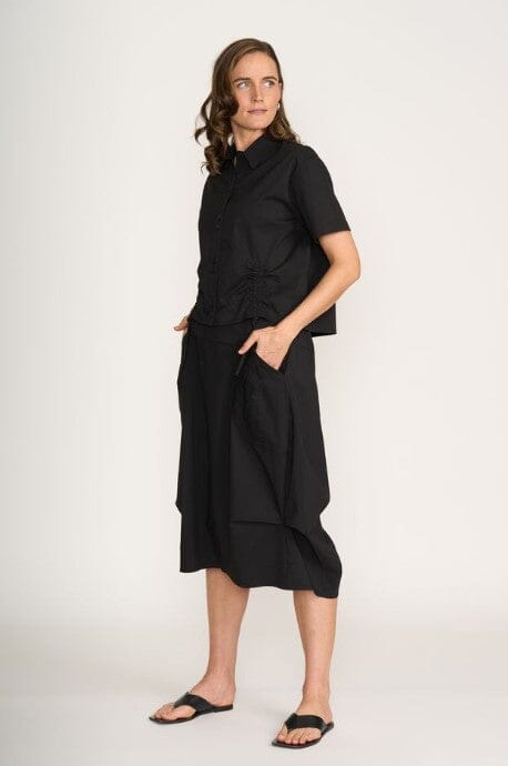 FOIL IN TUCKS SKIRT WOOLSTATION - CLOTHING FOIL 