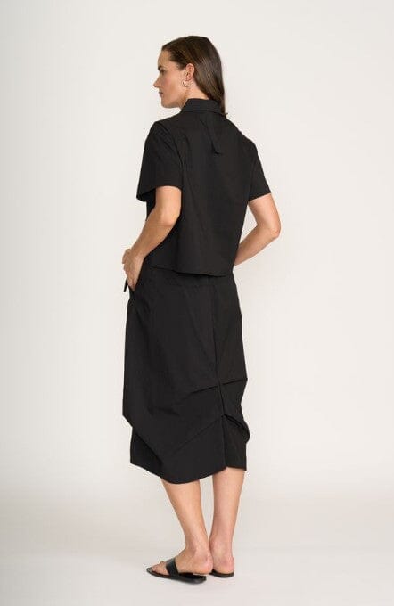 FOIL IN TUCKS SKIRT WOOLSTATION - CLOTHING FOIL 