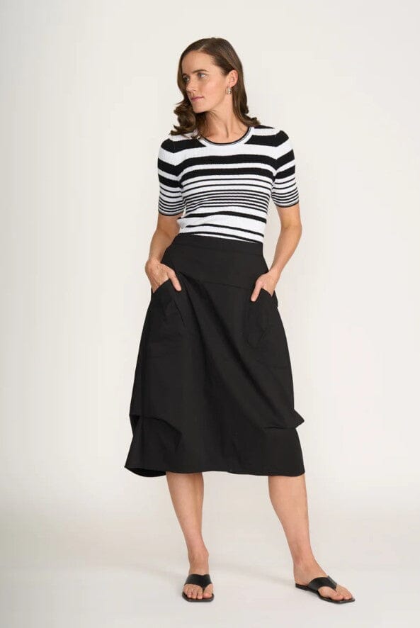 FOIL IN TUCKS SKIRT WOOLSTATION - CLOTHING FOIL 