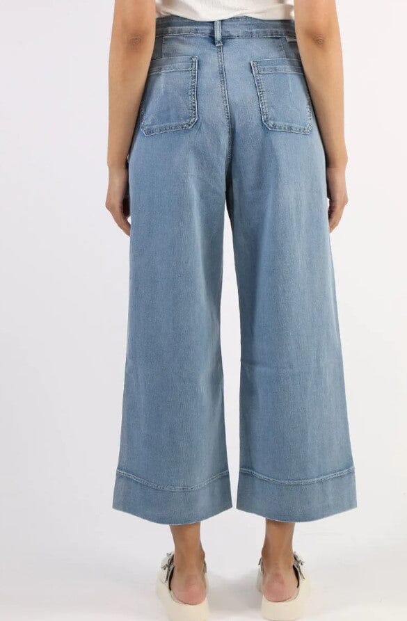 FOIL JEAN QUEEN CROP PANTS WOOLSTATION - CLOTHING FOIL 