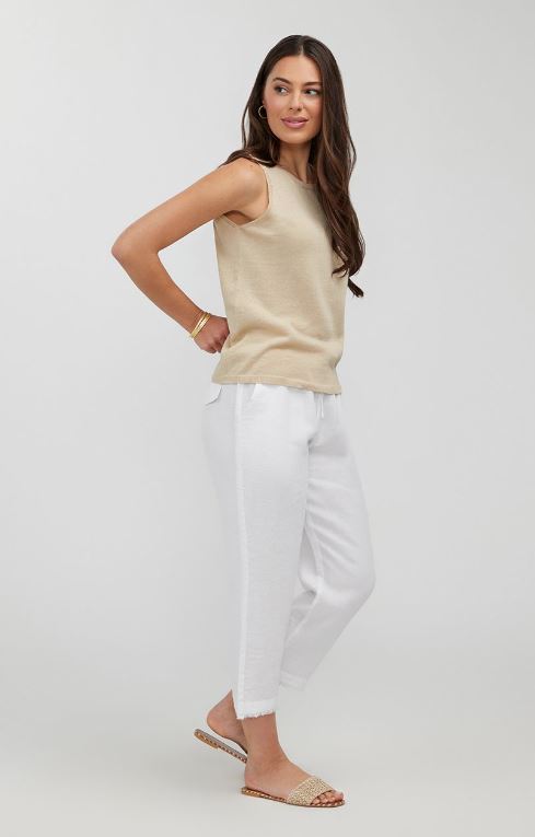 HUMIDITY LIDO 3/4 LINEN PANT WOOLSTATION - CLOTHING HUMIDITY 