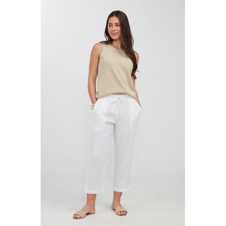 HUMIDITY LIDO 3/4 LINEN PANT WOOLSTATION - CLOTHING HUMIDITY 