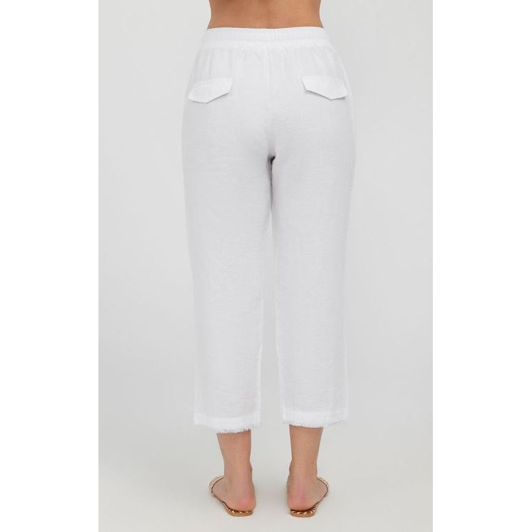 HUMIDITY LIDO 3/4 LINEN PANT WOOLSTATION - CLOTHING HUMIDITY 