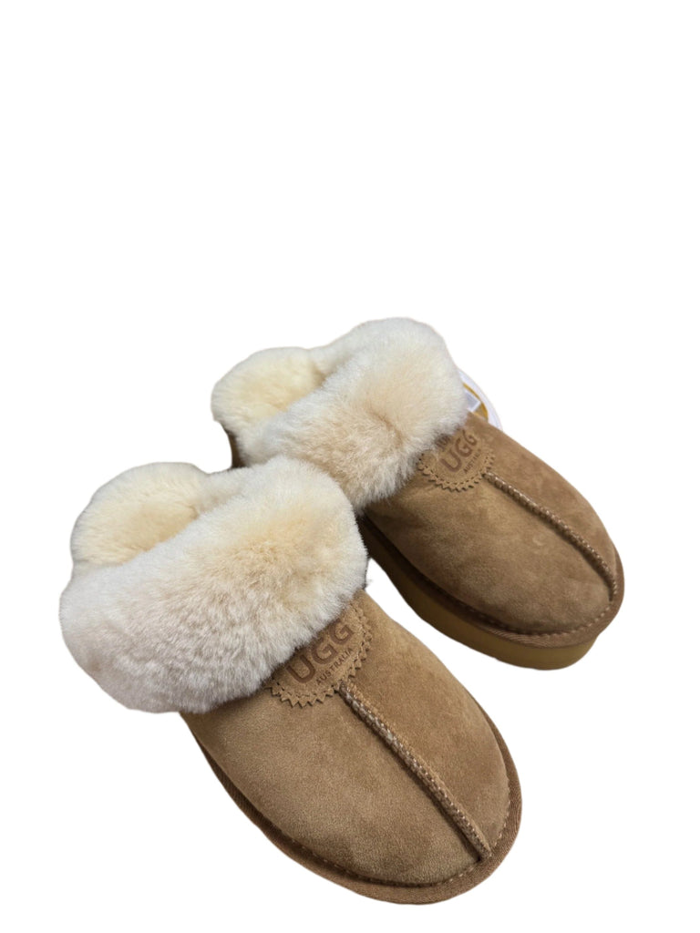 JUMBO UGG PLATFORM SCUFF SHOE SHOP - UGGS BOOTS JUMBO UGG 