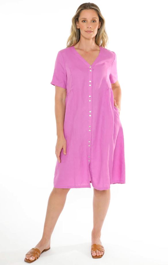 JUMP DOUBLE BUTTON DRESS WOOLSTATION - CLOTHING JUMP 