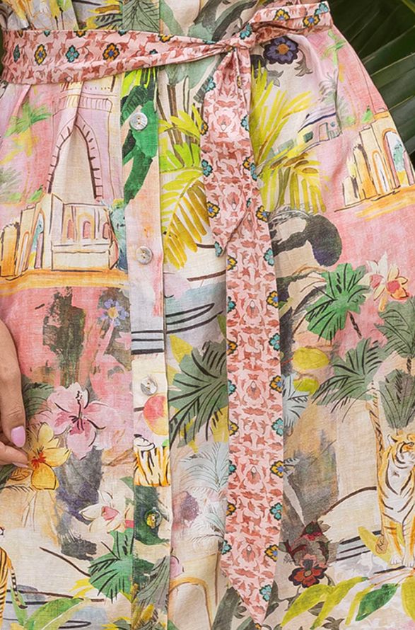 JUMP TIGER ISLAND TIE DRESS WOOLSTATION - CLOTHING JUMP 