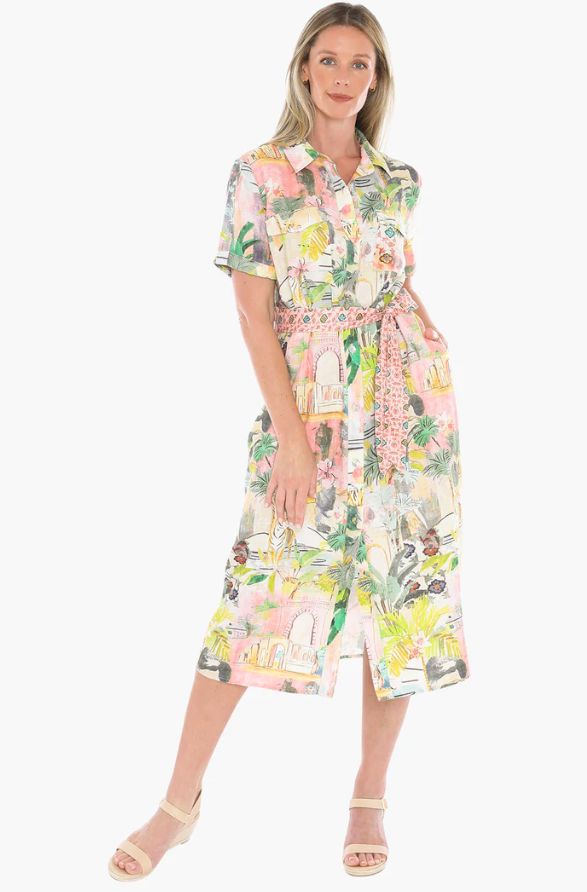 JUMP TIGER ISLAND TIE DRESS WOOLSTATION - CLOTHING JUMP 