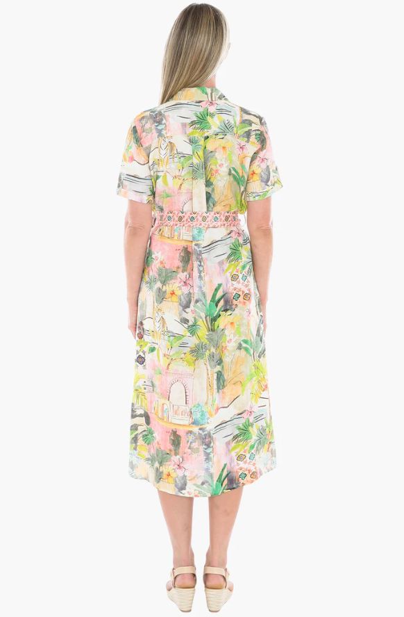 JUMP TIGER ISLAND TIE DRESS WOOLSTATION - CLOTHING JUMP 