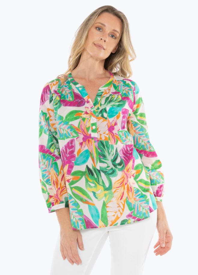 JUMP TROPICANA VOILE TOP WOOLSTATION - CLOTHING JUMP 