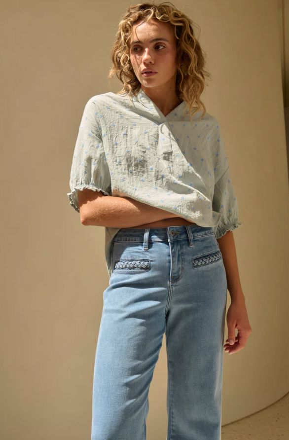 KIREINA FREYA PLAIT POCKET JEAN WOOLSTATION - CLOTHING KIREINA 