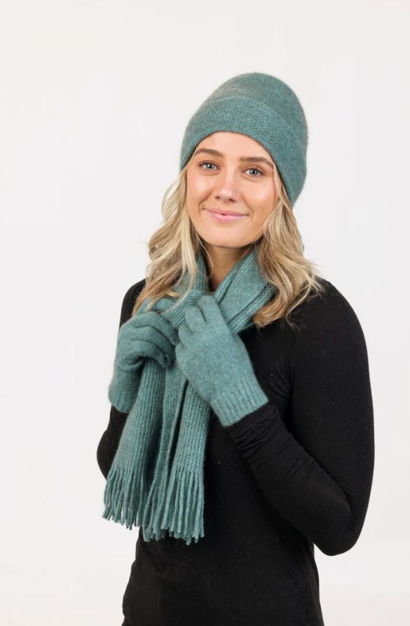 NATIVE WORLD PLAIN BEANIE WOOLSTATION - ACCESSORIES NATIVE WORLD OSFM TOPAZ 