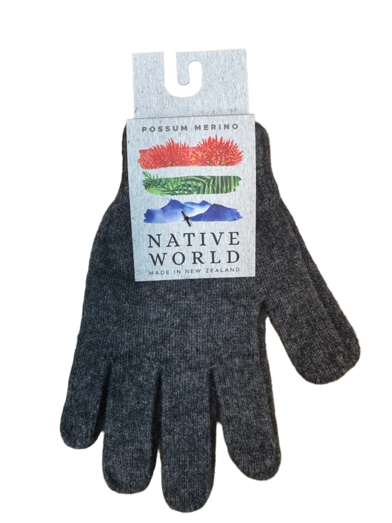 NATIVE WORLD PLAIN GLOVE WOOLSTATION - ACCESSORIES NATIVE WORLD L SILVER 
