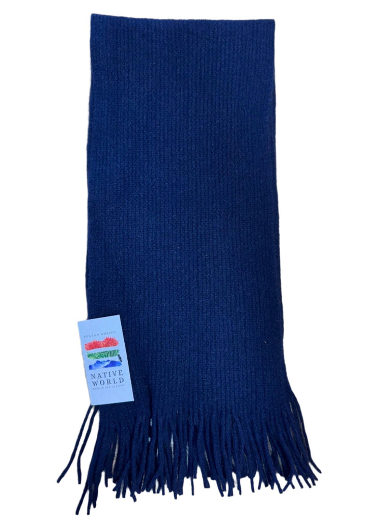 NATIVE WORLD PLAIN SCARF WOOLSTATION - ACCESSORIES NATIVE WORLD OSFM TWILIGHT 