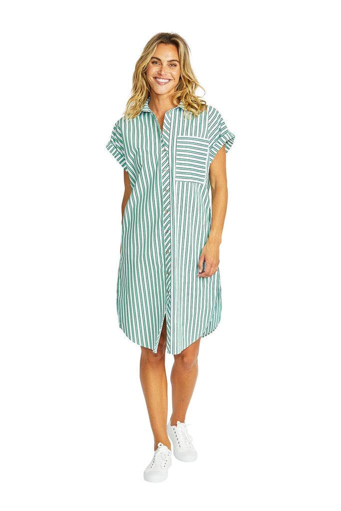 PINGPONG KENDALL STRIPE DRESS WOOLSTATION - CLOTHING PINGPONG 