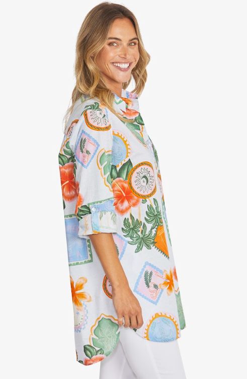 PINGPONG TAHITI TUNIC SHIRT WOOLSTATION - CLOTHING PINGPONG 