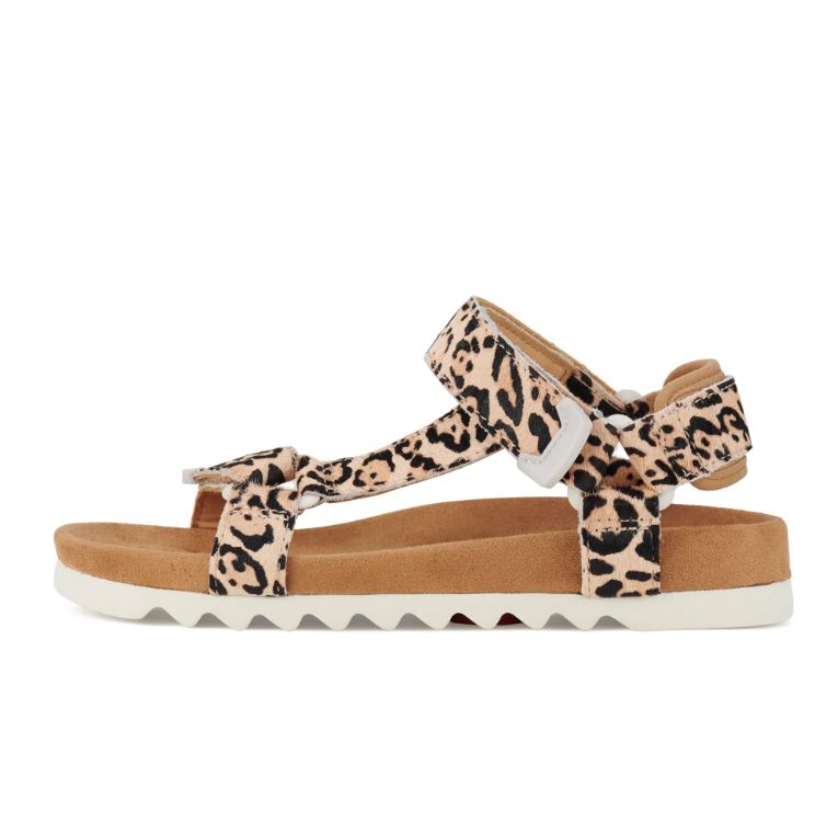 ROLLIE SANDAL TOOTH WEDGE LEOPARD SANDAL SHOE SHOP - SHOES ROLLIE 