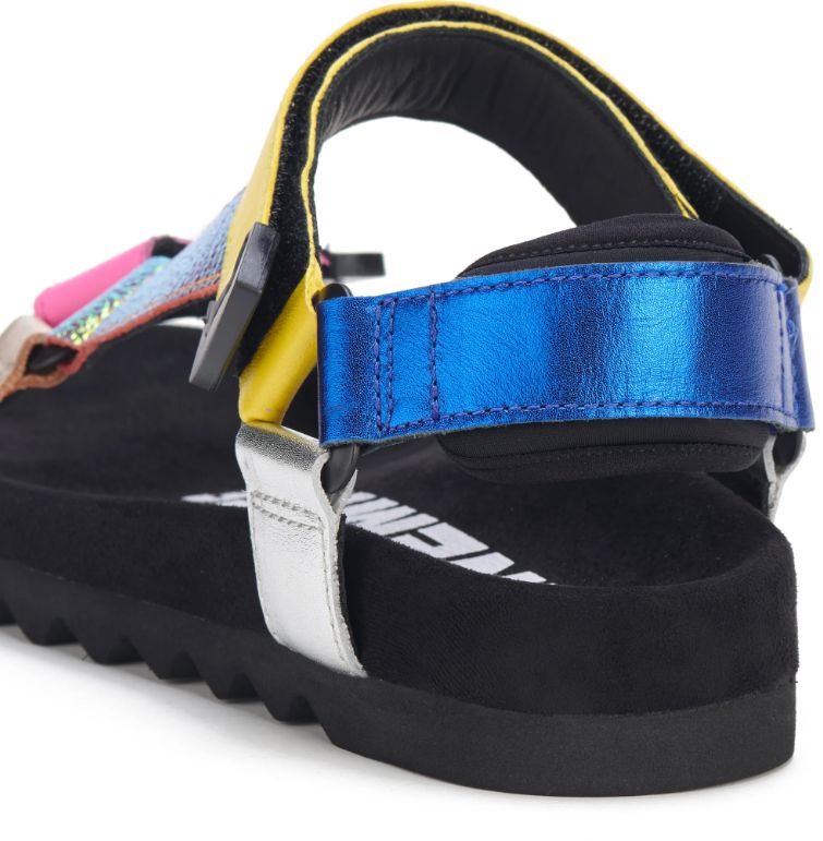 ROLLIE SANDAL TOOTH WEDGE METALLIC MIX SANDAL SHOE SHOP - SHOES ROLLIE 