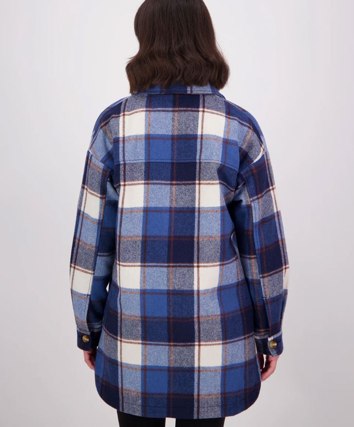 SWANNDRI ANCHORAGE LONGLINE JACKET WOOLSTATION - CLOTHING SWANNDRI 