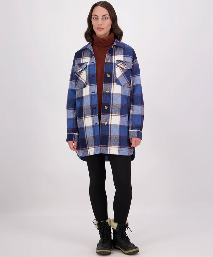 SWANNDRI ANCHORAGE LONGLINE JACKET WOOLSTATION - CLOTHING SWANNDRI 