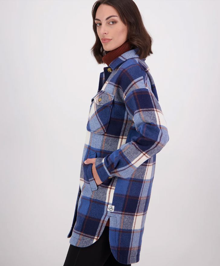 SWANNDRI ANCHORAGE LONGLINE JACKET WOOLSTATION - CLOTHING SWANNDRI 