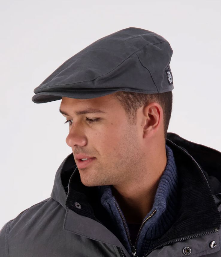 SWANNDRI BIRMINGHAM OILSKIN FLAT CAP WOOLSTATION - ACCESSORIES SWANNDRI 