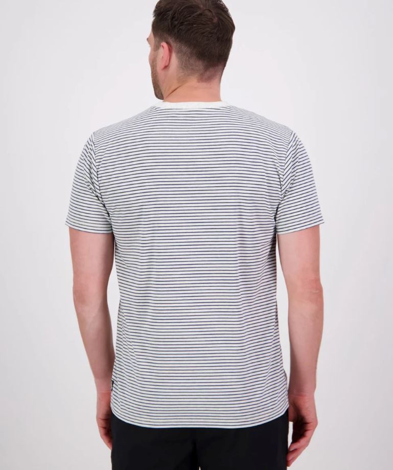 SWANNDRI HILDERTHORPE STRIPE T SHIRT WOOLSTATION - CLOTHING SWANNDRI 