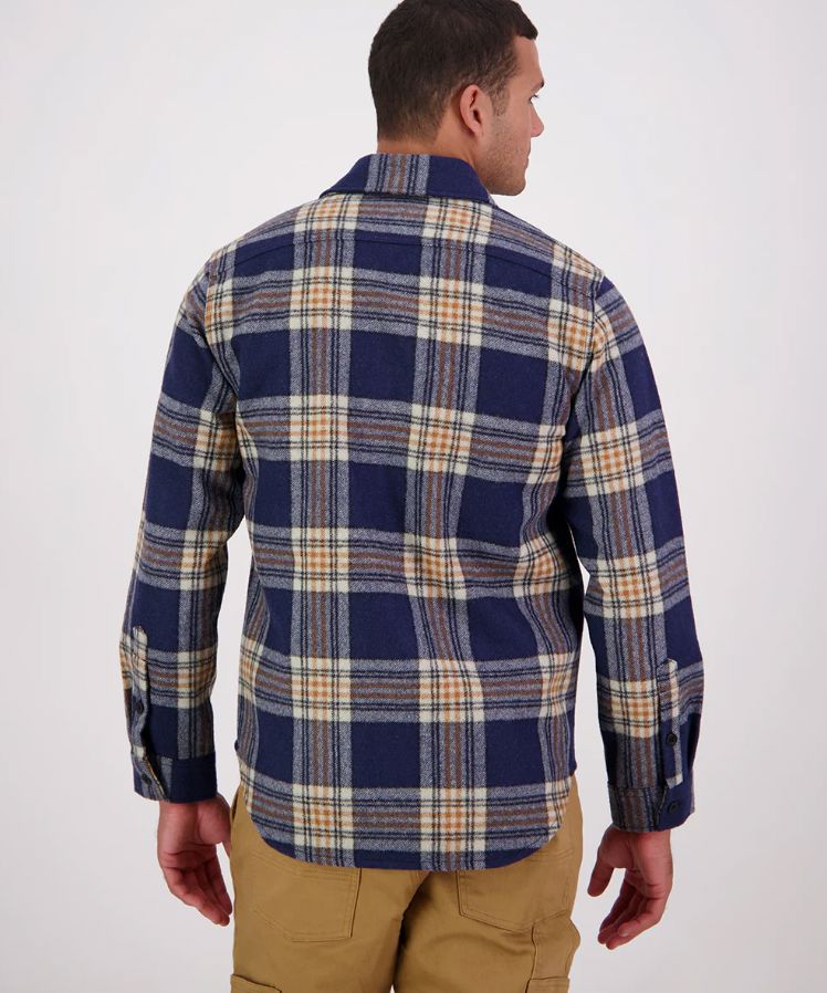 SWANNDRI KIARAKI v3 WOOL SHACKET WOOLSTATION - CLOTHING SWANNDRI 