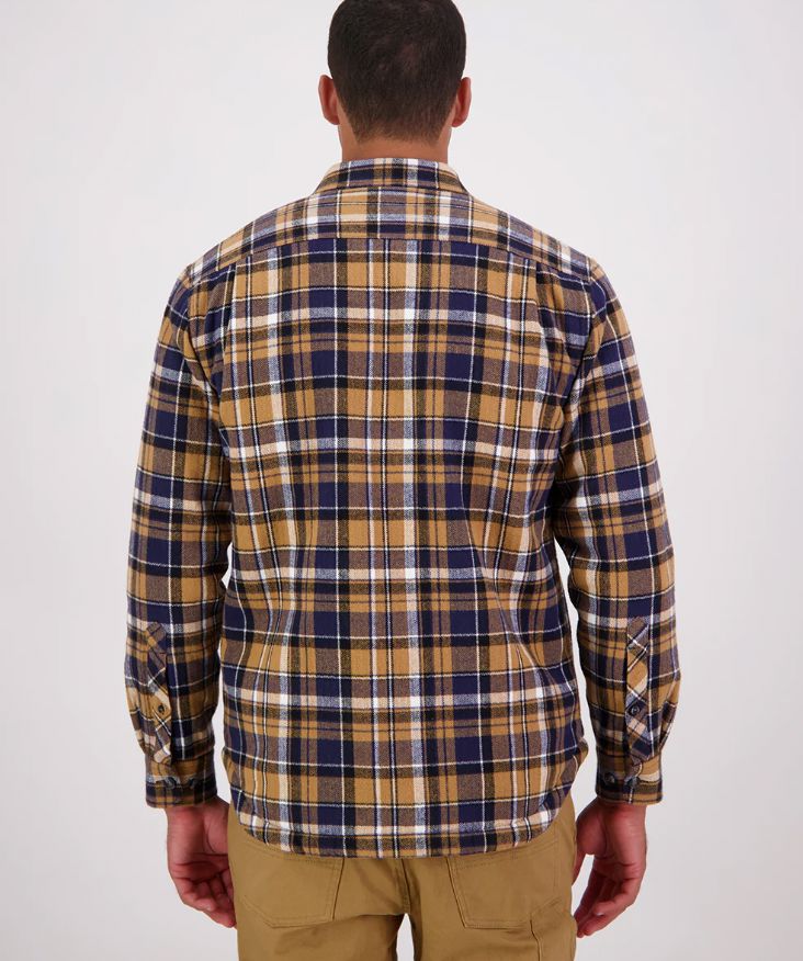 SWANNDRI MORVEN SHERPA LINED SHIRT WOOLSTATION - CLOTHING SWANNDRI 