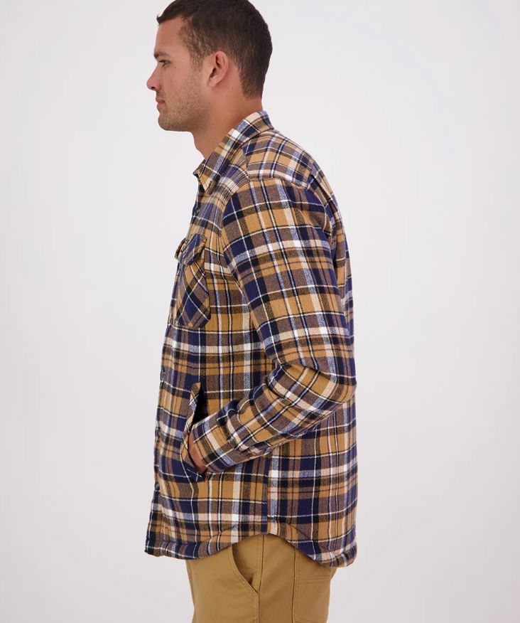 SWANNDRI MORVEN SHERPA LINED SHIRT WOOLSTATION - CLOTHING SWANNDRI 
