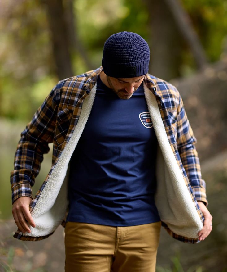 SWANNDRI MORVEN SHERPA LINED SHIRT WOOLSTATION - CLOTHING SWANNDRI 