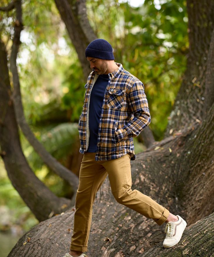 SWANNDRI MORVEN SHERPA LINED SHIRT WOOLSTATION - CLOTHING SWANNDRI 