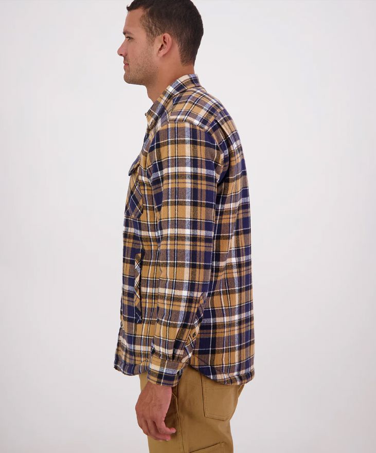 SWANNDRI MORVEN SHERPA LINED SHIRT WOOLSTATION - CLOTHING SWANNDRI 