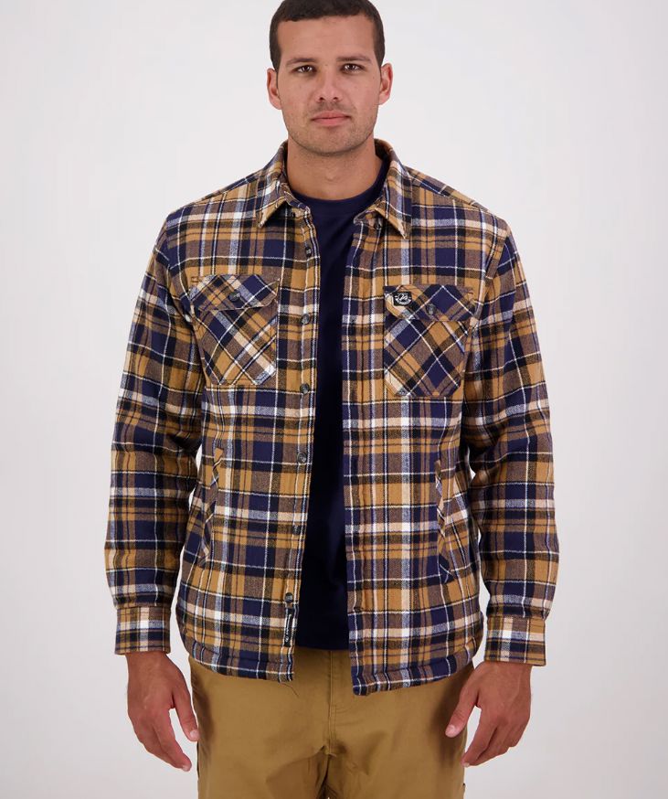 SWANNDRI MORVEN SHERPA LINED SHIRT WOOLSTATION - CLOTHING SWANNDRI 