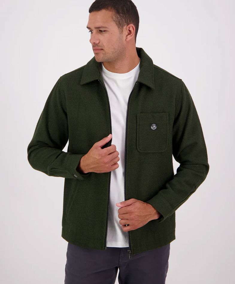 SWANNDRI NORTHGATE SHACKET WOOLSTATION - CLOTHING SWANNDRI 