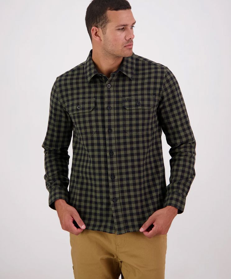 SWANNDRI OKATO V2 SHIRT WOOLSTATION - CLOTHING SWANNDRI 