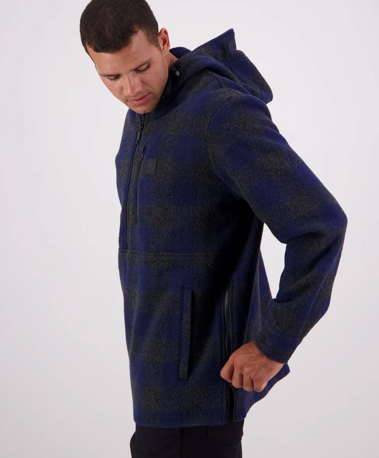 SWANNDRI REIDSTON WOOL ANNORAK WOOLSTATION - CLOTHING SWANNDRI 