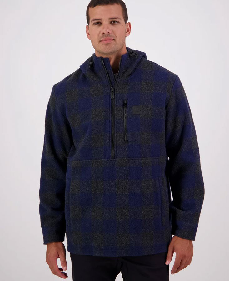 SWANNDRI REIDSTON WOOL ANNORAK WOOLSTATION - CLOTHING SWANNDRI 